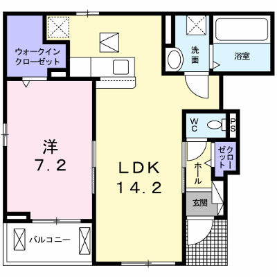 ＲｉｒｉａⅦ　Ⅶ 101【管理NO：1-024746001-01010】 ★家具家電は申し込み後に搬入します★の物件画像