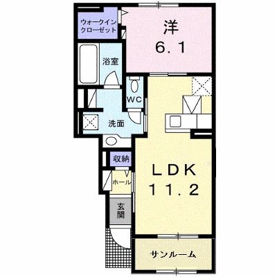 ボニート・ミウ 102【管理NO：1-020352601-01020】 ★家具家電は申し込み後に搬入します★ ★2026年12月中旬入居可能★の物件画像