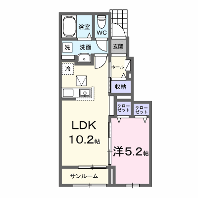 ラ・ヴィスタ京都北山 103【管理NO：1-027989601-01030】 ★家具家電は申し込み後に搬入します★ ★2027年04月上旬入居可能★の物件画像