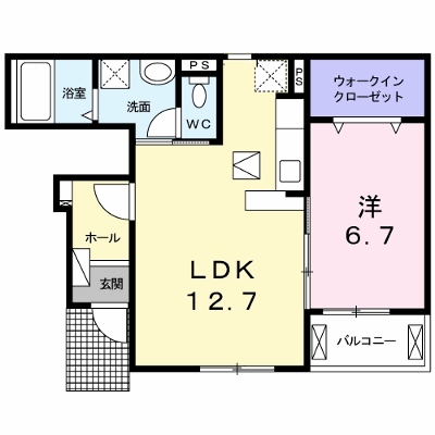 セプティモ 102【管理NO：1-024400601-01020】 ★家具家電は申し込み後に搬入します★ ★2026年10月下旬入居可能★の物件画像