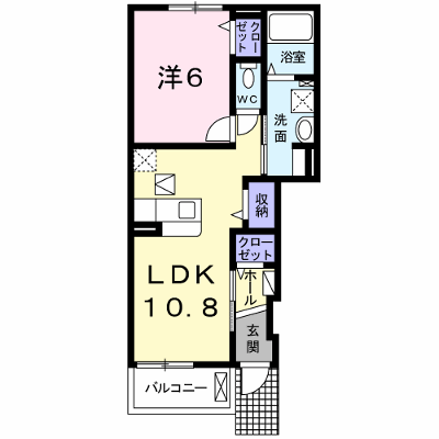 グランデ・カーサ・エイ 103【管理NO：1-022577401-01030】 ★家具家電は申し込み後に搬入します★ ★2026年12月下旬入居可能★の物件画像