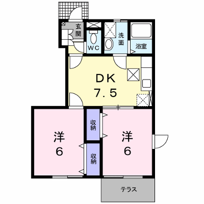 ソレアードⅢ 101【管理NO：1-011075601-01010】 ★家具家電は申し込み後に搬入します★ ★2026年11月中旬入居可能★の物件画像