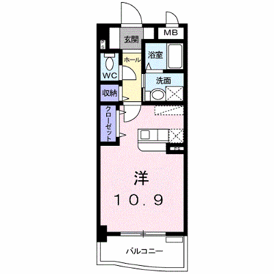 フィオーレⅤ 202【管理NO：1-014761701-02020】 ★家具家電は申し込み後に搬入します★ ★2026年11月下旬入居可能★の物件画像