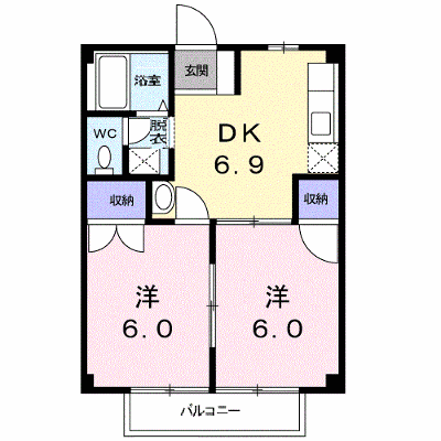 ベルメゾンＢＢ３ 203【管理NO：1-007083802-02030】 ★家具家電は申し込み後に搬入します★ ★2026年11月中旬入居可能★の物件画像