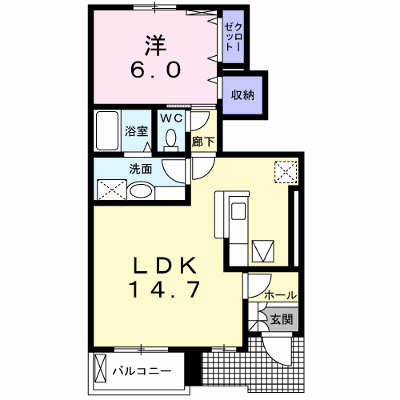 プリマヴェーラＡ 103【管理NO：1-013317401-01030】 ★家具家電は申し込み後に搬入します★ ★2026年11月下旬入居可能★の物件画像