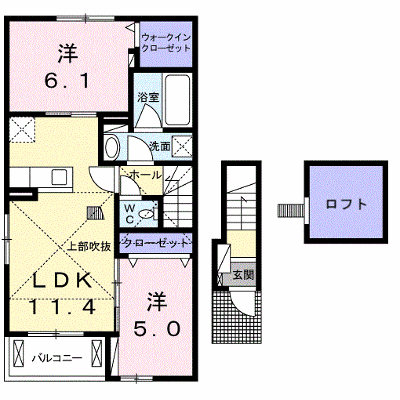 グレイスＢ 201【管理NO：1-023694302-02010】 ★家具家電は申し込み後に搬入します★ ★2026年11月下旬入居可能★の物件画像