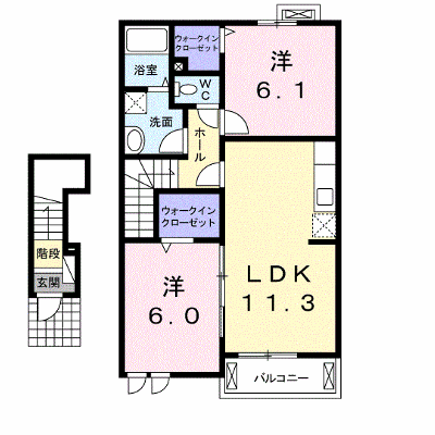 プルメリア　ガーデン　Ｃ 202【管理NO：1-016440603-02020】 ★家具家電は申し込み後に搬入します★ ★2026年12月中旬入居可能★の物件画像