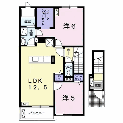 ラポールⅡ 202【管理NO：1-020989301-02020】 ★家具家電は申し込み後に搬入します★ ★2026年11月上旬入居可能★の物件画像
