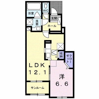 クローバー 102【管理NO：1-023937901-01020】 ★家具家電は申し込み後に搬入します★ ★2026年10月下旬入居可能★の物件画像