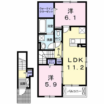 フリシュ・モンテ　Ｂ棟 203【管理NO：1-024922402-02030】 ★家具家電は申し込み後に搬入します★ ★2026年10月中旬入居可能★の物件画像