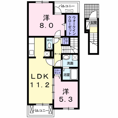 アルブル　ポルテ 202【管理NO：1-018645901-02020】 ★家具家電は申し込み後に搬入します★ ★2026年11月下旬入居可能★の物件画像