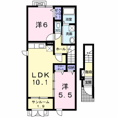 プラシード・カーサⅠ 201【管理NO：1-016131701-02010】 ★家具家電は申し込み後に搬入します★ ★2026年10月下旬入居可能★の物件画像