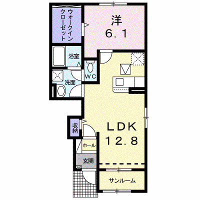 ミュートス　Ａ 103【管理NO：1-025649701-01030】 ★家具家電は申し込み後に搬入します★ ★2026年11月下旬入居可能★の物件画像