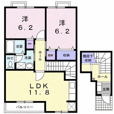 メゾンソレイユＡ 202【管理NO：1-012232201-02020】 ★家具家電は申し込み後に搬入します★ ★2026年11月下旬入居可能★の物件画像