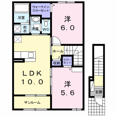 アッシュ　ヒル　Ⅰ 203【管理NO：1-025082101-02030】 ★家具家電は申し込み後に搬入します★ ★2026年12月中旬入居可能★の物件画像