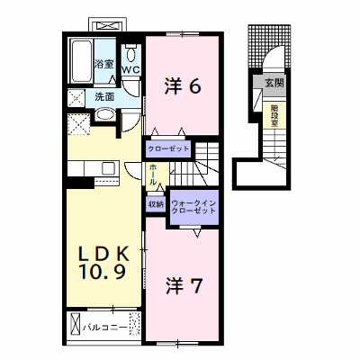 エスポワール 202【管理NO：1-026530701-02020】 ★家具家電は申し込み後に搬入します★ ★2027年01月中旬入居可能★の物件画像