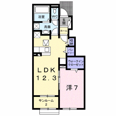 エクシア 102【管理NO：1-026392301-01020】 ★家具家電は申し込み後に搬入します★ ★2026年11月下旬入居可能★の物件画像
