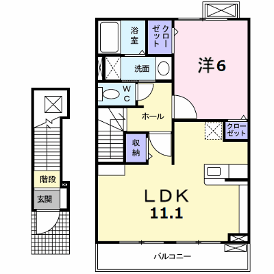 アニバーサリーⅡ 203【管理NO：1-015944202-02030】 ★家具家電は申し込み後に搬入します★ ★2026年12月中旬入居可能★の物件画像
