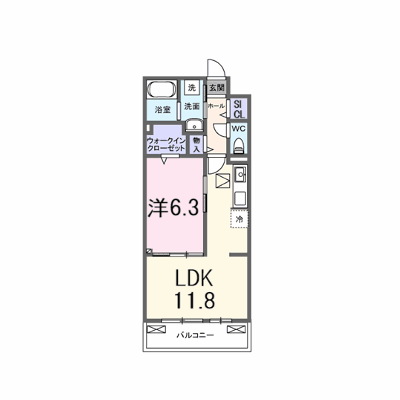 ロジュマンＫ 103【管理NO：1-028684401-01030】 ★家具家電は申し込み後に搬入します★ ★2027年04月上旬入居可能★の物件画像
