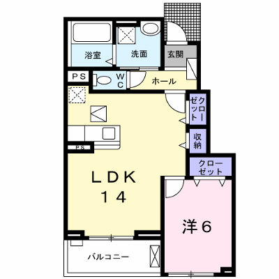 プラシード 103【管理NO：1-026351501-01030】 ★家具家電は申し込み後に搬入します★ ★2026年12月中旬入居可能★の物件画像