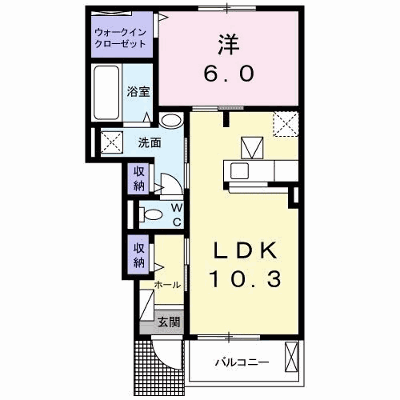 マーヴェラス　Ｅ 102【管理NO：1-023992103-01020】 ★家具家電は申し込み後に搬入します★ ★2026年11月下旬入居可能★の物件画像