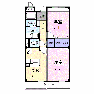 グランパス中央 101【管理NO：1-012657701-01010】 ★家具家電は申し込み後に搬入します★ ★2026年12月中旬入居可能★の物件画像