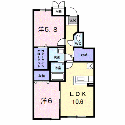ＲＩＣＨＥＳ　２１ 102【管理NO：1-010471501-01020】 ★家具家電は申し込み後に搬入します★ ★2026年11月下旬入居可能★の物件画像