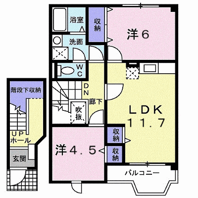 エクセレンテグリシーナⅡ 202【管理NO：1-010908002-02020】 ★家具家電は申し込み後に搬入します★の物件画像