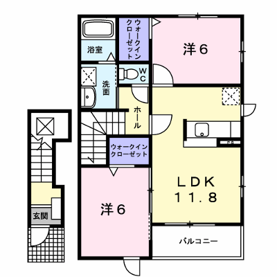 ｐｒａｔｃｒｉａ小鯖Ａ 204【管理NO：1-015294401-02040】 ★家具家電は申し込み後に搬入します★ ★2026年11月下旬入居可能★の物件画像