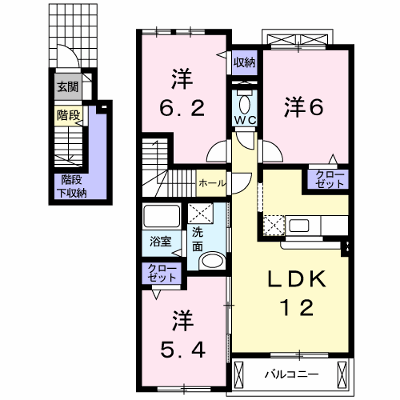 ベル・フィオーレⅠ 203【管理NO：1-014377201-02030】 ★家具家電は申し込み後に搬入します★ ★2026年11月下旬入居可能★の物件画像