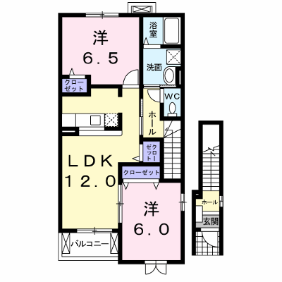 クオリアⅠ 203【管理NO：1-013464301-02030】 ★家具家電は申し込み後に搬入します★ ★2027年01月下旬入居可能★の物件画像