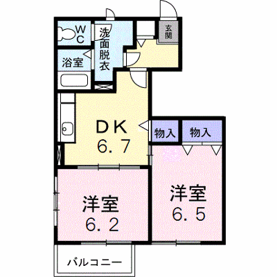 エスポワールＢ 102【管理NO：1-013116702-01020】 ★家具家電は申し込み後に搬入します★ ★2026年11月下旬入居可能★の物件画像