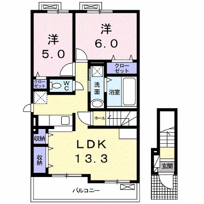 セレッソ　Ａ 201【管理NO：1-023892701-02010】 ★家具家電は申し込み後に搬入します★ ★2026年12月上旬入居可能★の物件画像
