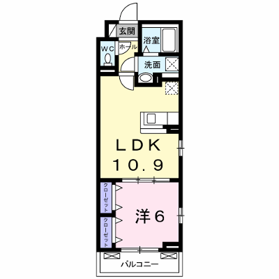 Ｆｅｌｉｃｉｔｅ（フェリシテ） 201【管理NO：1-023680001-02010】 ★家具家電は申し込み後に搬入します★ ★2026年10月下旬入居可能★の物件画像