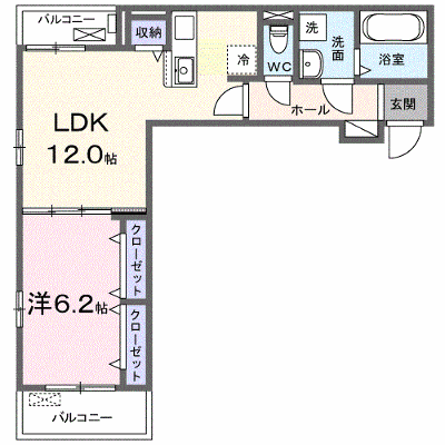 マグノーリエ 202【管理NO：1-027794901-02020】 ★家具家電は申し込み後に搬入します★ ★2026年12月中旬入居可能★の物件画像