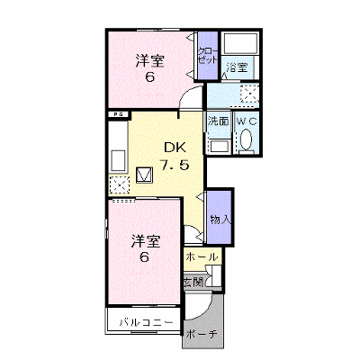 メゾンラルジュ　Ａ 101【管理NO：1-012961801-01010】 ★家具家電は申し込み後に搬入します★ ★2026年11月中旬入居可能★の物件画像
