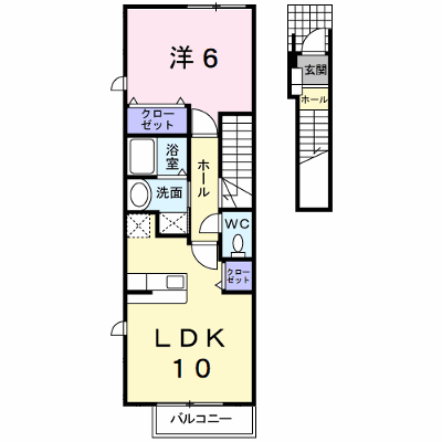 フリーデＡ・ＫⅡ 203【管理NO：1-017626101-02030】 ★家具家電は申し込み後に搬入します★ ★2026年11月下旬入居可能★の物件画像