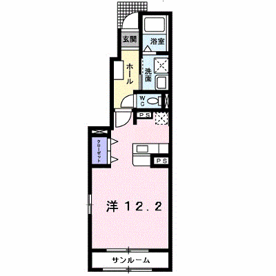 クラール　アロッジオ 106【管理NO：1-014311001-01050】 ★家具家電は申し込み後に搬入します★ ★2026年11月下旬入居可能★の物件画像