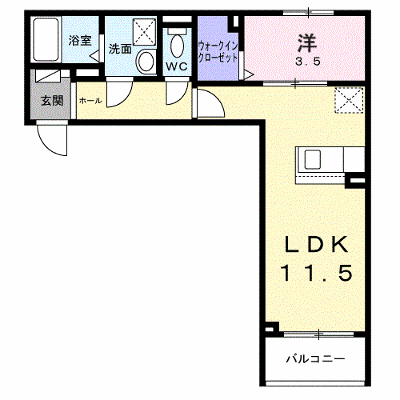 ＣＲＥＴＡ（クレタ）扇 203【管理NO：1-028621901-02030】 ★家具家電は申し込み後に搬入します★ ★2027年02月上旬入居可能★の物件画像