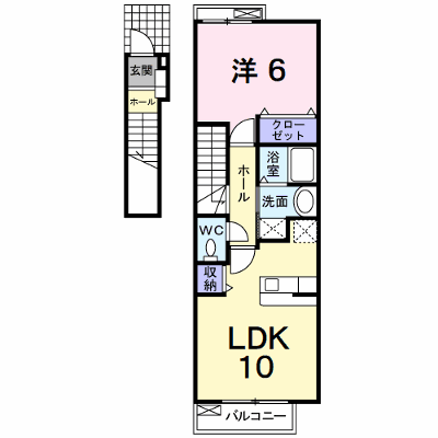 グリーンビレッジＣ 202【管理NO：1-013952301-02020】 ★家具家電は申し込み後に搬入します★ ★2026年12月中旬入居可能★の物件画像