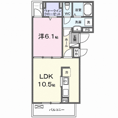 中央４丁目アパート 204【管理NO：1-028740901-02040】 ★家具家電は申し込み後に搬入します★ ★2027年03月下旬入居可能★の物件画像