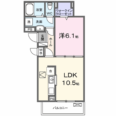 中央４丁目アパート 103【管理NO：1-028740901-01030】 ★家具家電は申し込み後に搬入します★ ★2027年03月下旬入居可能★の物件画像