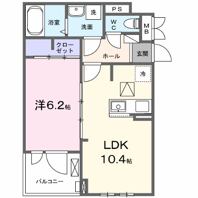 中央４丁目アパート 101【管理NO：1-028740901-01010】 ★家具家電は申し込み後に搬入します★ ★2027年03月下旬入居可能★の物件画像