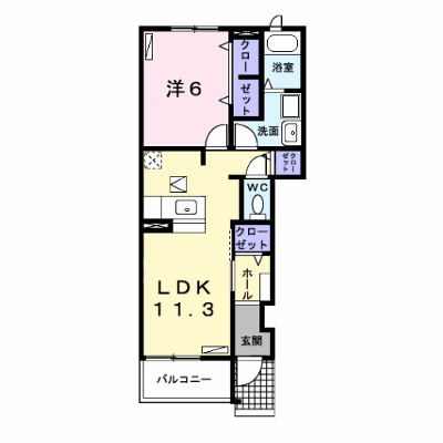 アベリア 103【管理NO：1-015159301-01030】 ★家具家電は申し込み後に搬入します★ ★2026年12月中旬入居可能★の物件画像