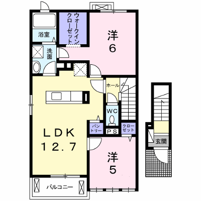 メゾン・ドゥ・アヴェニールⅠ 201【管理NO：1-020109402-02010】 ★家具家電は申し込み後に搬入します★ ★2026年12月中旬入居可能★の物件画像
