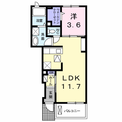 悠凛・９８Ｋ 102【管理NO：1-021027801-01020】 ★家具家電は申し込み後に搬入します★ ★2026年11月下旬入居可能★の物件画像