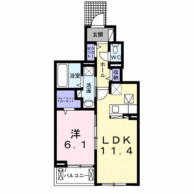 サンク　ハラ 102【管理NO：1-026615901-01020】 ★家具家電は申し込み後に搬入します★ ★2027年01月中旬入居可能★の物件画像