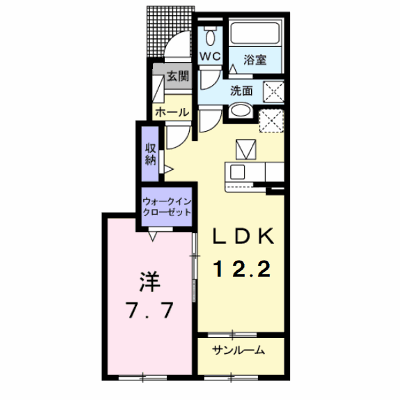 ユウア　プルメリア　Ａ 102【管理NO：1-027638601-01020】 ★家具家電は申し込み後に搬入します★ ★2026年10月中旬入居可能★の物件画像