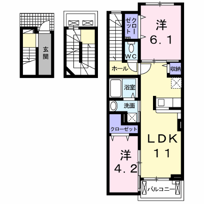 ＳｕｃｃｅｓｓＹｕ‐ｍｉｎ 301【管理NO：1-021137601-03010】 ★家具家電は申し込み後に搬入します★ ★2026年12月上旬入居可能★の物件画像