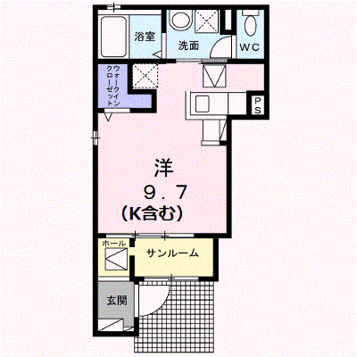 ＴＮ　ＣａｓａⅡ 101【管理NO：1-026364301-01010】 ★家具家電は申し込み後に搬入します★ ★2026年12月中旬入居可能★の物件画像